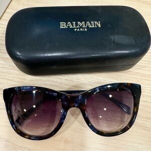 - 🇫🇷 BALMAIN PARIS Sunglasses in Gorgeous Navy Blue Tortoise, made in Fran…